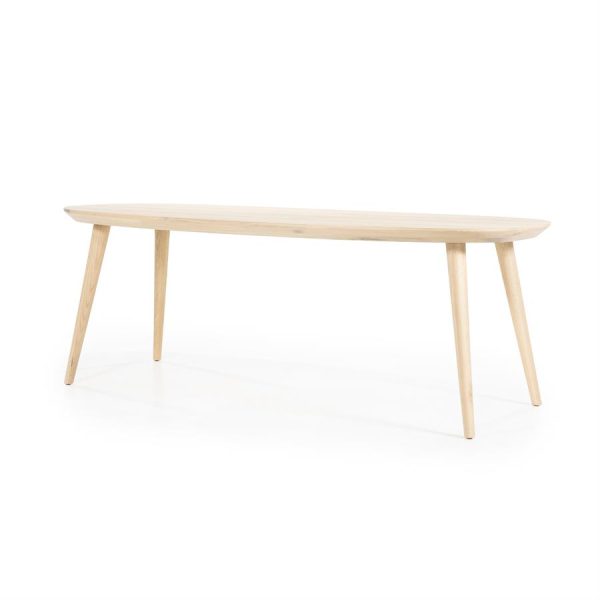 Eettafel Elijah 220x100 cm - naturel - Afbeelding 2