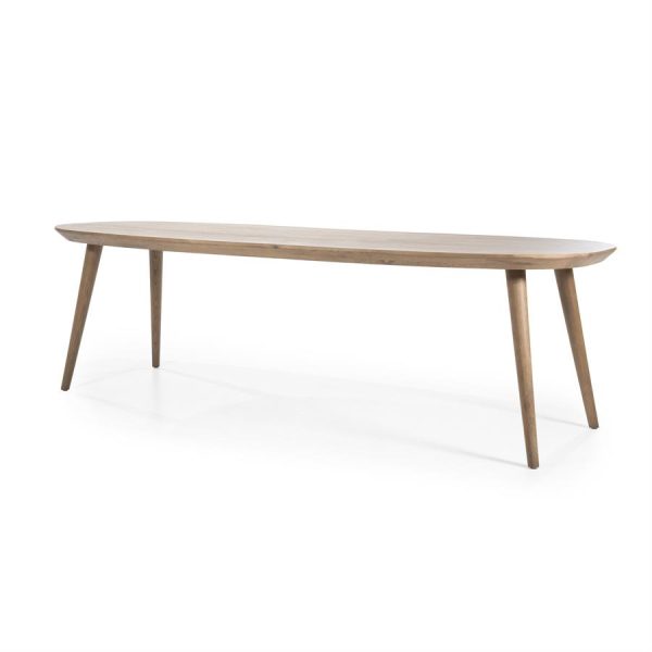 Eettafel Elijah 260x100 cm - bruin - Afbeelding 2