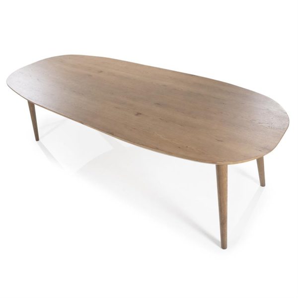 Eettafel Elijah 260x100 cm - bruin - Afbeelding 5