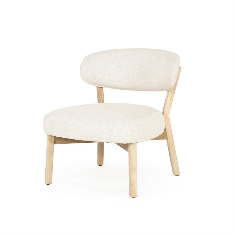 Fauteuil Mikky naturel - beige Moon
