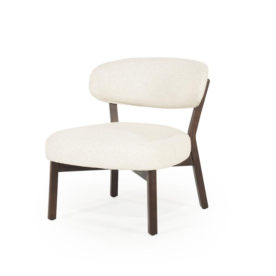 Fauteuil Mikky bruin - beige Moon