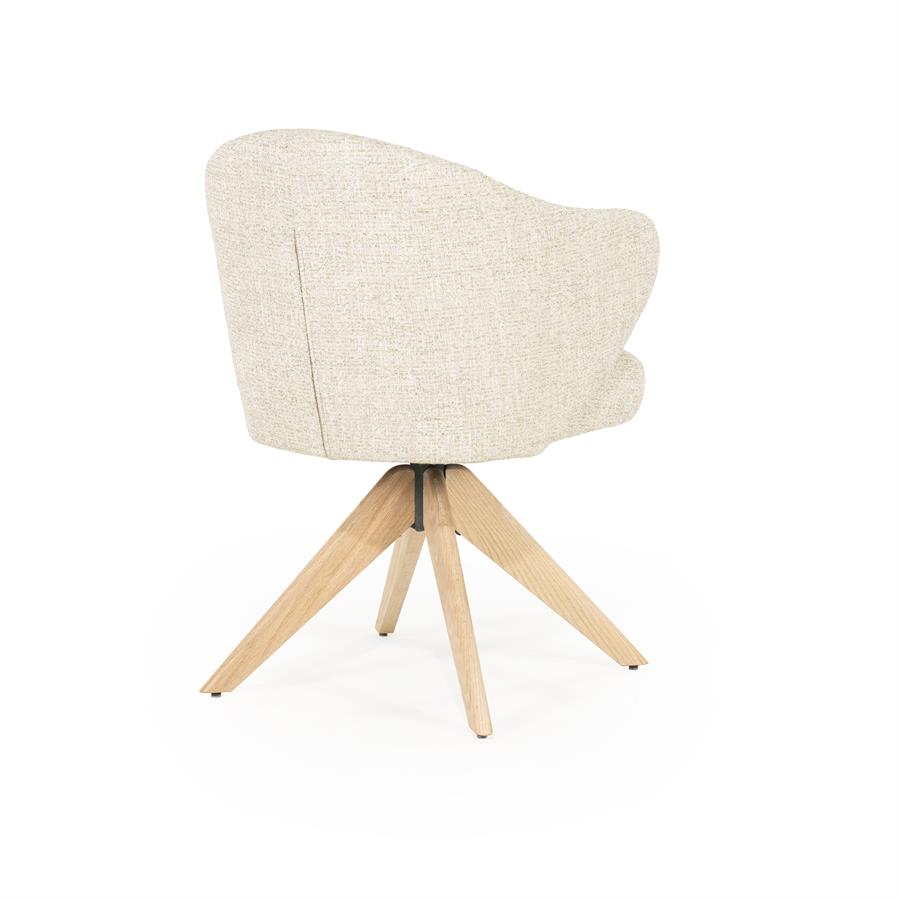 Stoel Connor naturel - beige Donna - Afbeelding 7