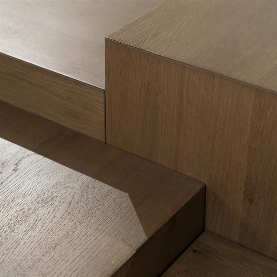 Salontafel Quinten rechthoekig - bruin - Afbeelding 8