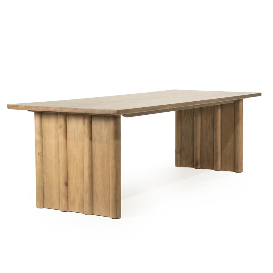 Eettafel Jake 250x100 cm - bruin - Afbeelding 4