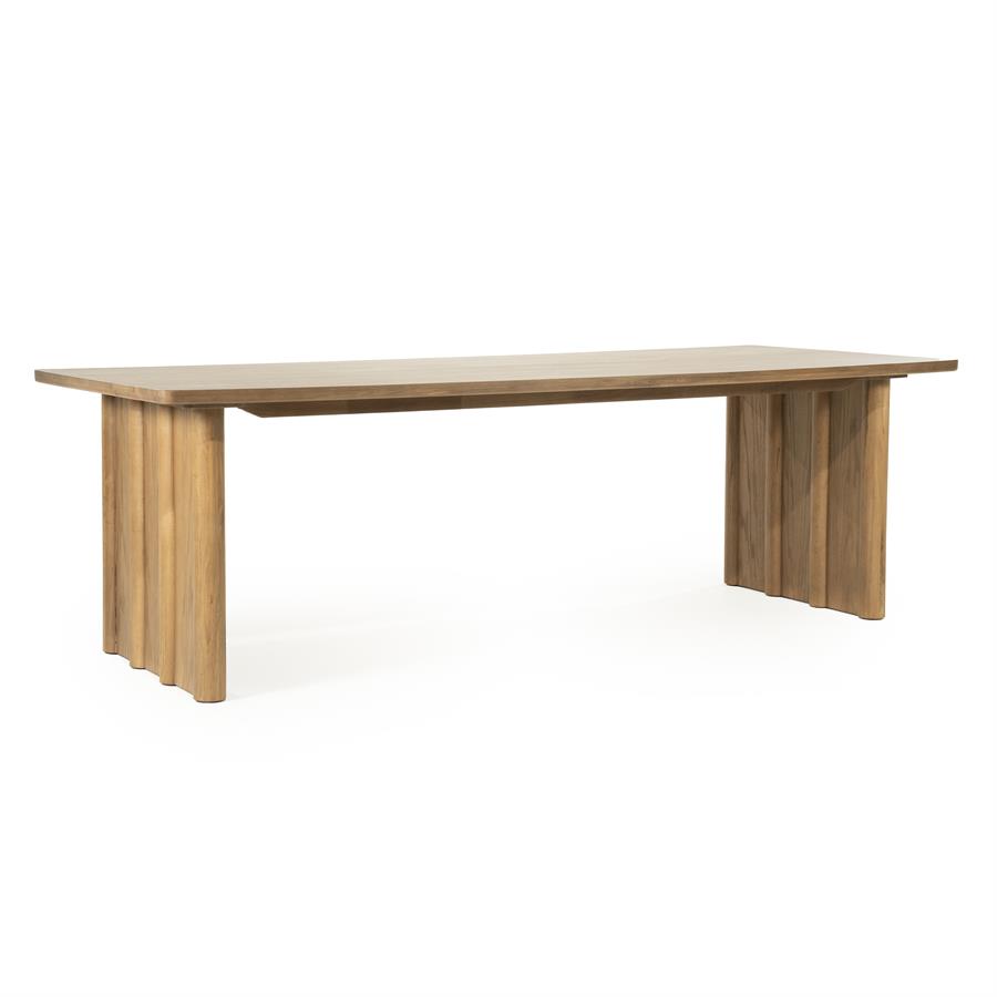 Eettafel Jake 250x100 cm - bruin - Afbeelding 5