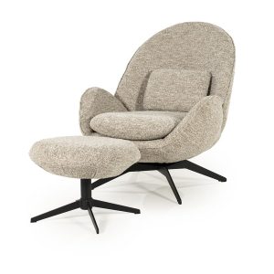 Fauteuil Ryan - taupe Zora