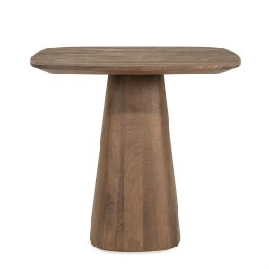 Eettafel Aron vierkant 80x80 - lichtbruin