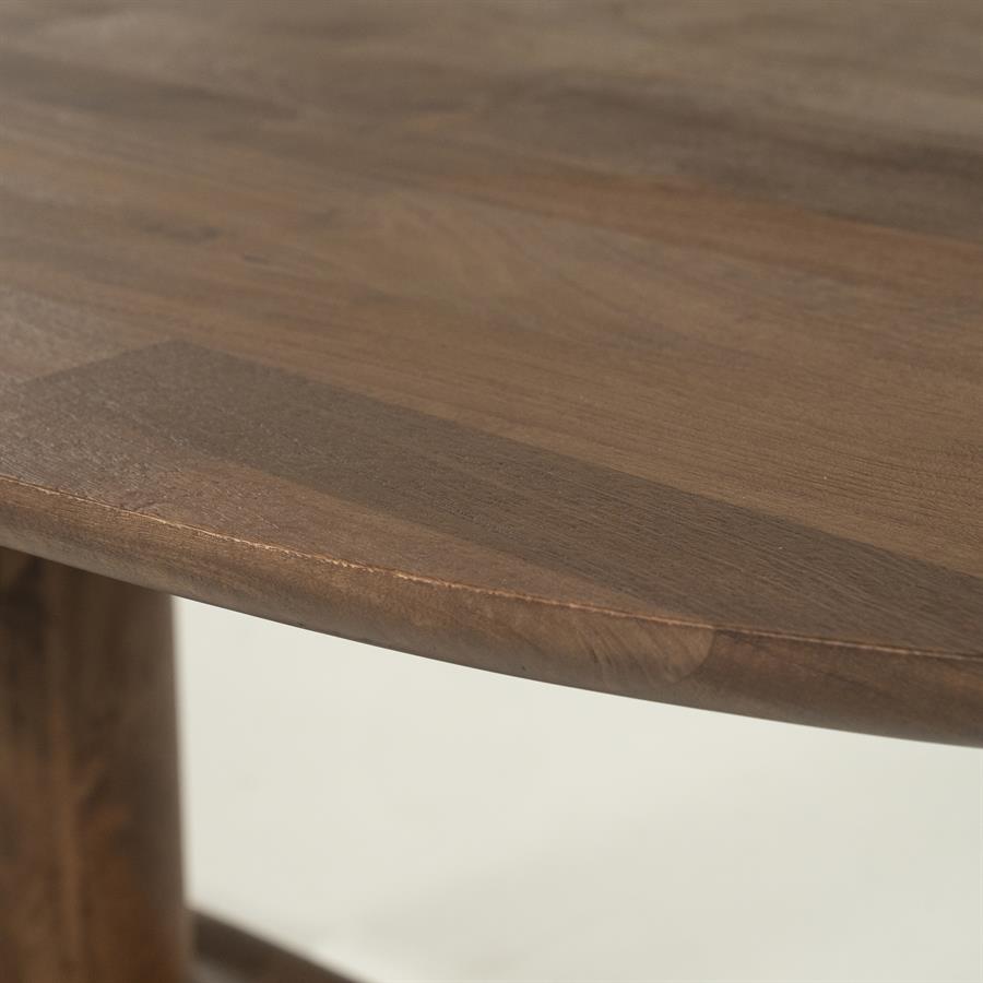 Eettafel Coco 180x110 cm - lichtbruin - Afbeelding 2