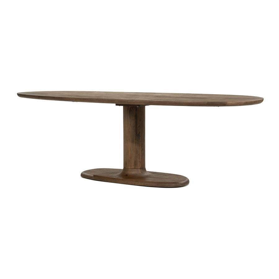 Eettafel Coco 240x110 cm - lichtbruin - Afbeelding 2
