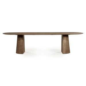 Eettafel Lune 300x105 cm - lichtbruin