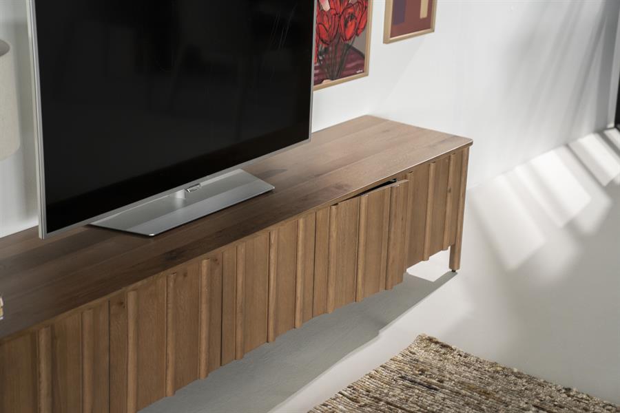 TV meubel Jake 4 drs. - bruin - Afbeelding 12