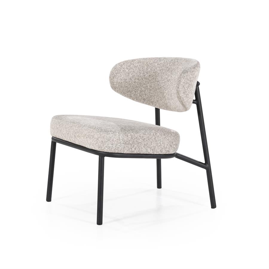 Lounge chair Jari - beige - Afbeelding 2