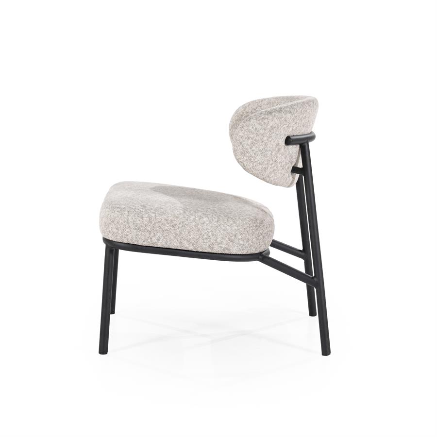 Lounge chair Jari - beige - Afbeelding 3