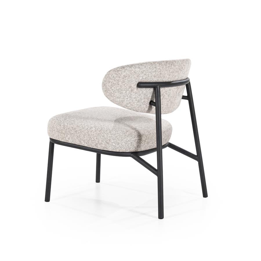 Lounge chair Jari - beige - Afbeelding 4