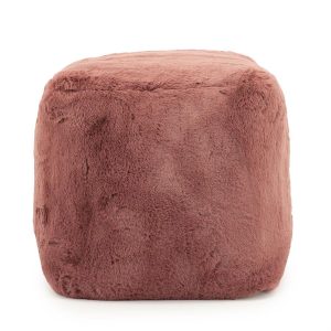 Pouf Mosa - burgundy
