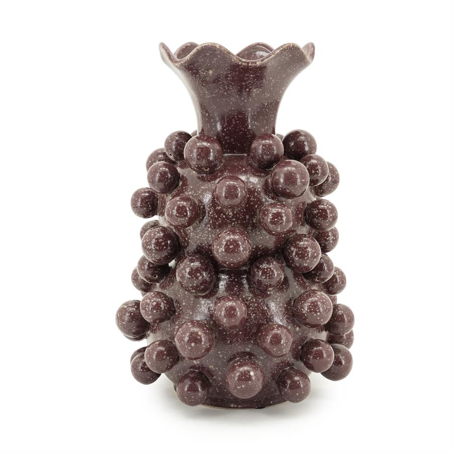 Vase Viro - burgundy