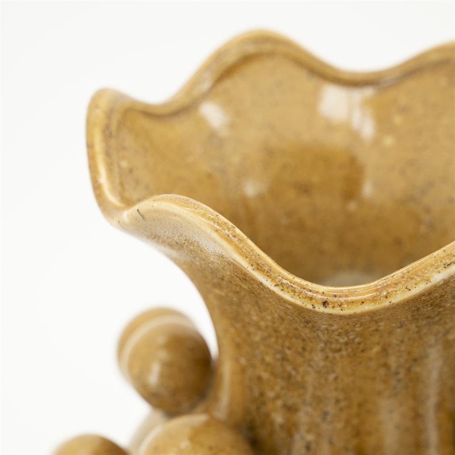 Vase Viro - mustard - Afbeelding 2
