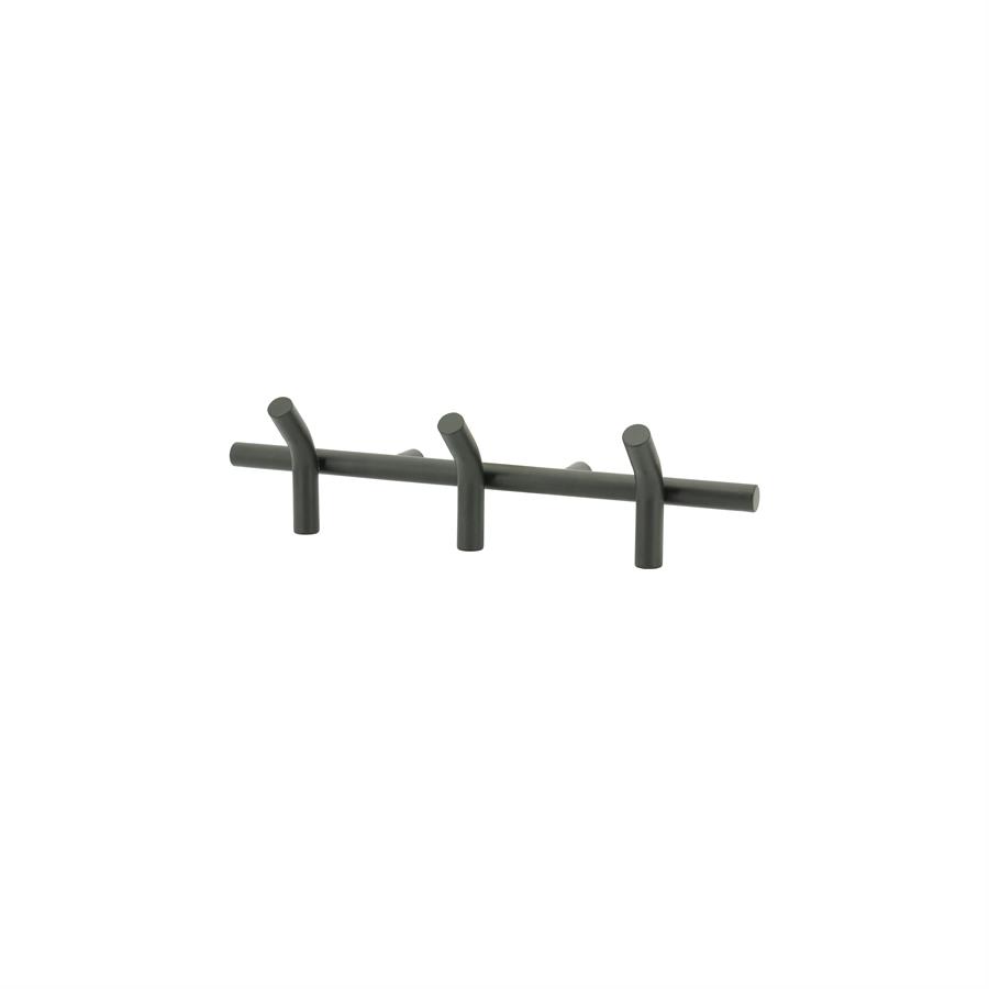 Wall coat rack Matto 3 - black - Afbeelding 2