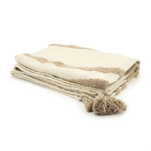 Plaid Majani - taupe