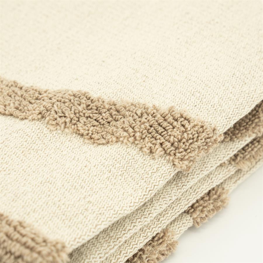 Plaid Majani - taupe - Afbeelding 2