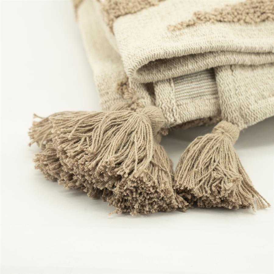 Plaid Majani - taupe - Afbeelding 3