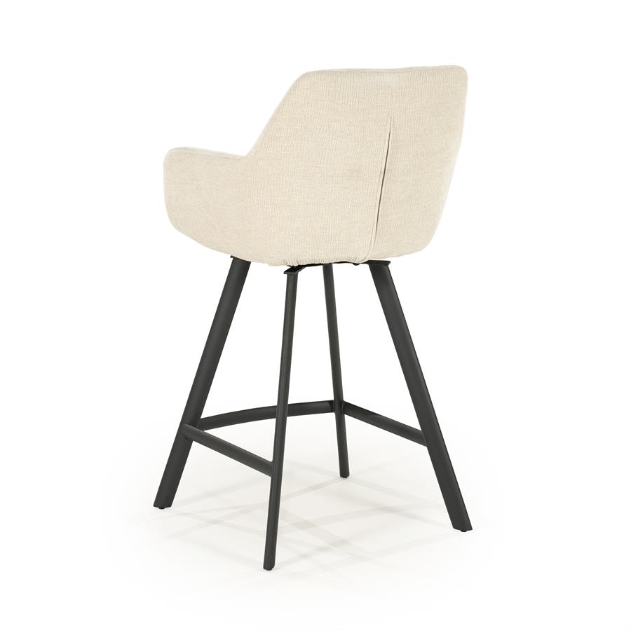 Barstool Bliss with armrest - beige - Afbeelding 5
