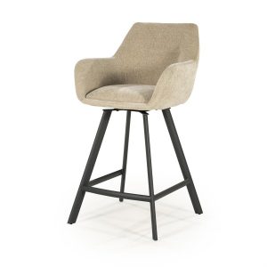 Barstool Bliss with armrest - taupe
