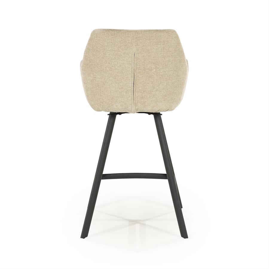 Barstool Bliss with armrest - taupe - Afbeelding 6