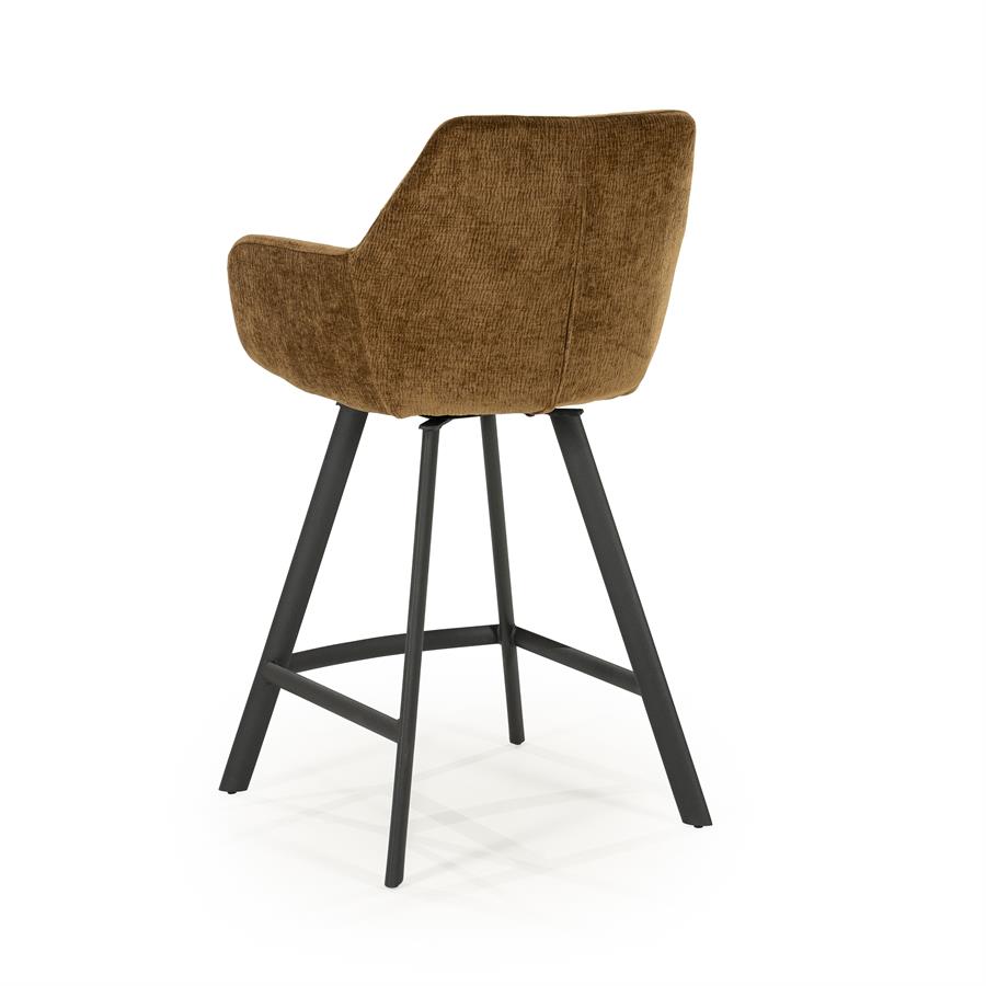 Barstool Bliss with armrest - mustard - Afbeelding 5