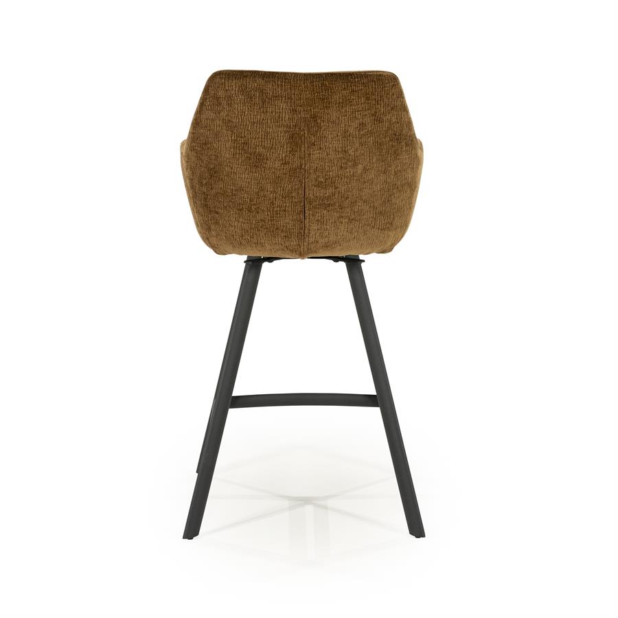 Barstool Bliss with armrest - mustard - Afbeelding 6