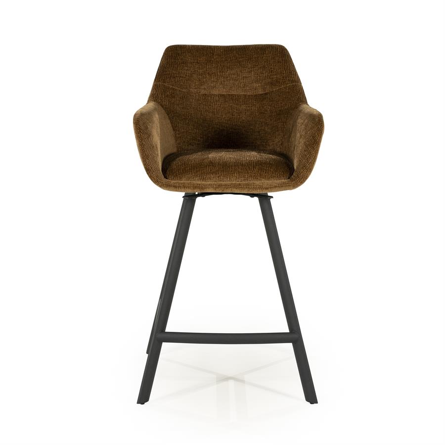 Barstool Bliss with armrest - mustard - Afbeelding 7