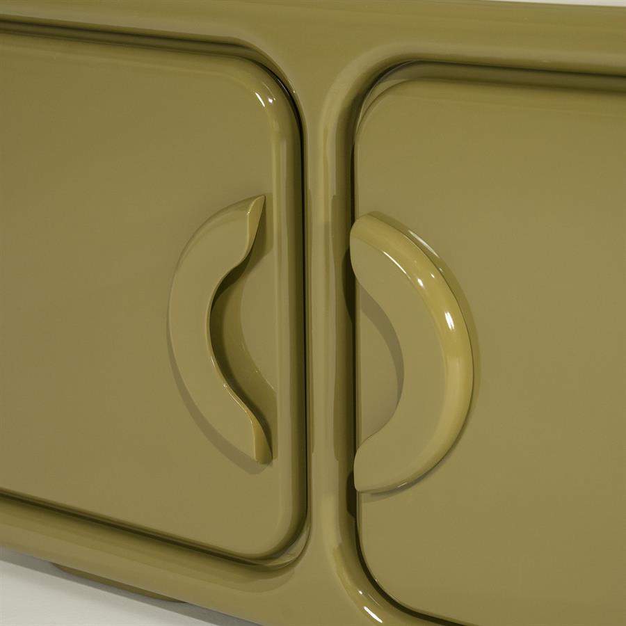 TV cabinet Gubby - green - Afbeelding 4