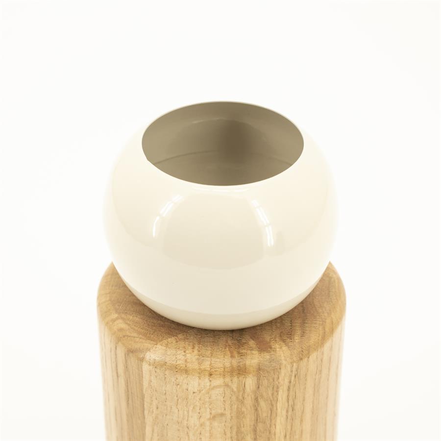 Vase Belloa - beige - Afbeelding 2