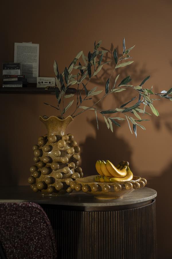 Vase Viro - mustard - Afbeelding 5