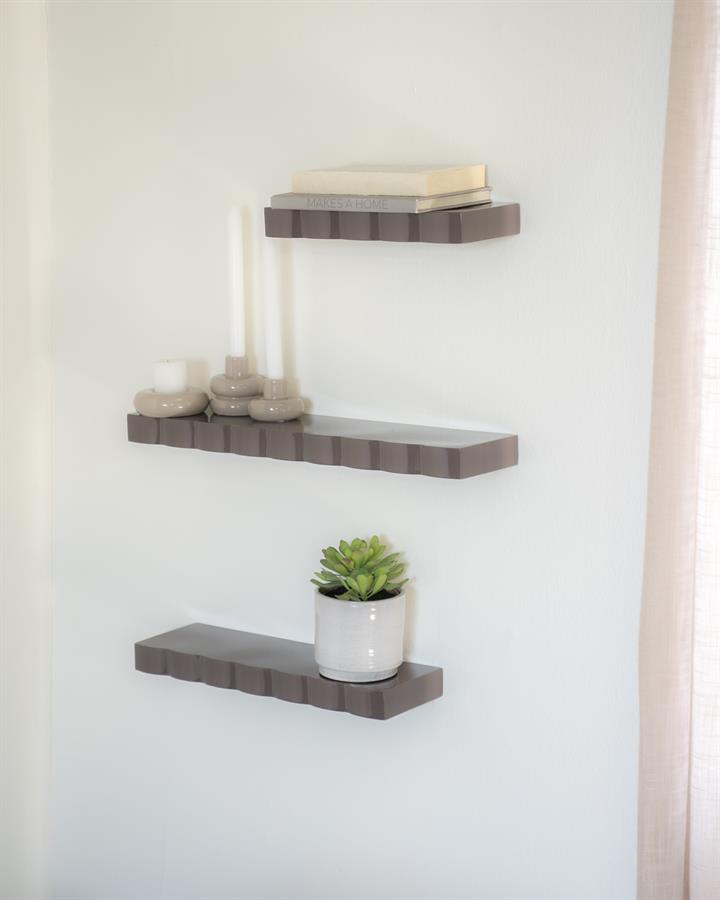 Wall shelf Prinz - dark taupe - Afbeelding 4
