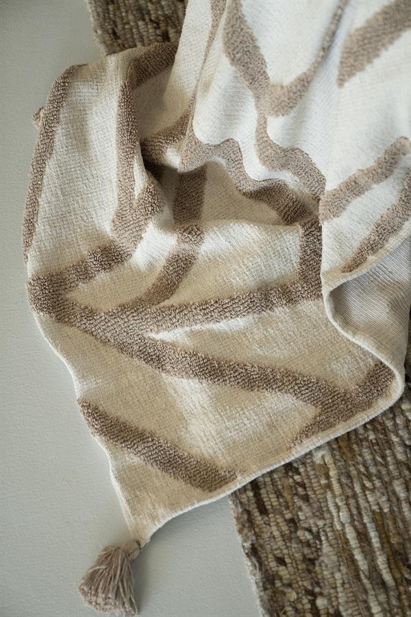 Plaid Majani - taupe - Afbeelding 5