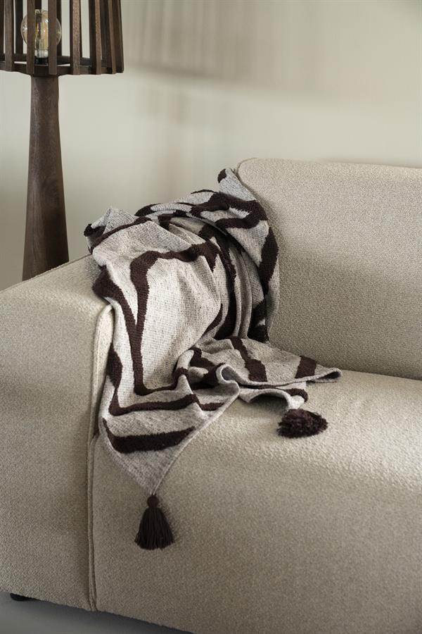 Plaid Majani - dark brown - Afbeelding 6