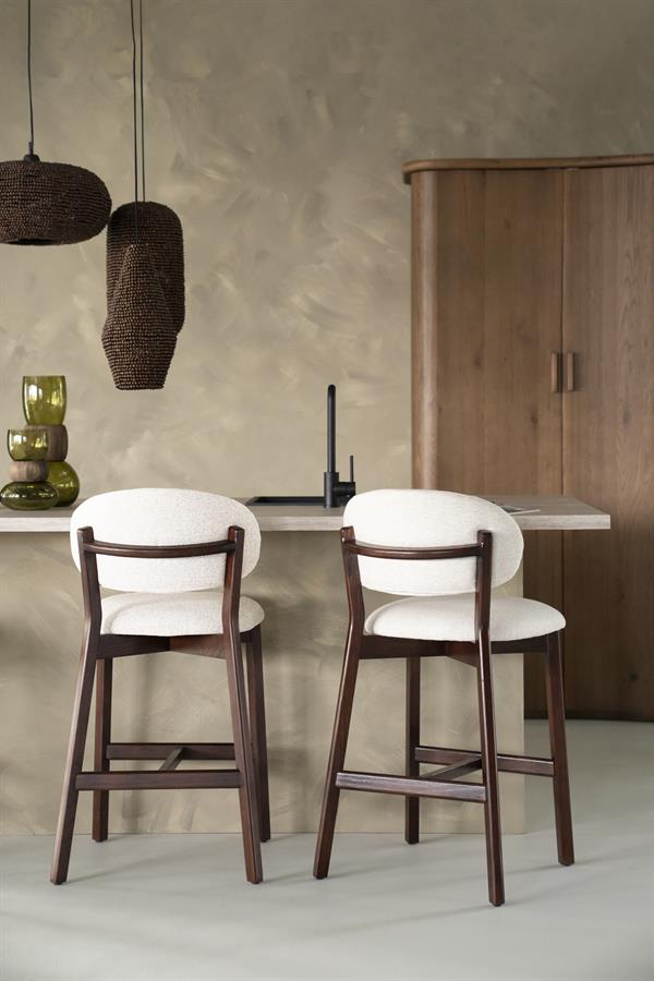 Barstoel Mikky bruin - beige Moon - Afbeelding 22