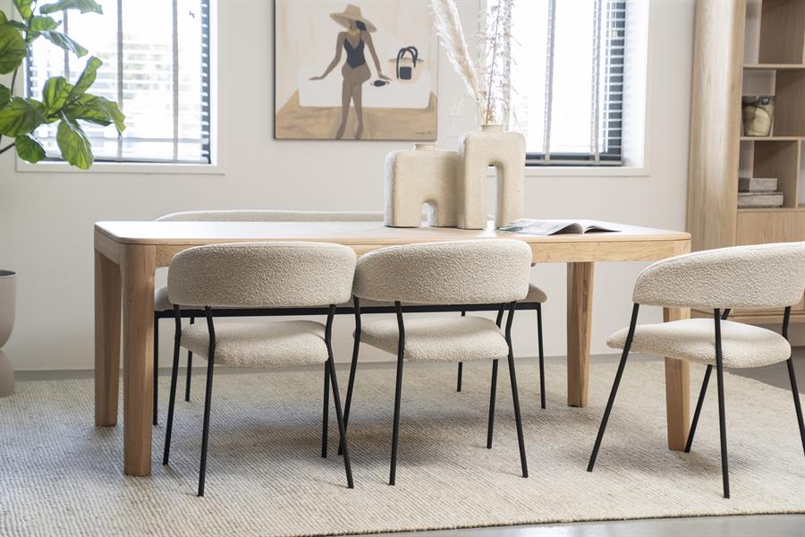 Stoel Luka - beige Copenhagen - Afbeelding 18