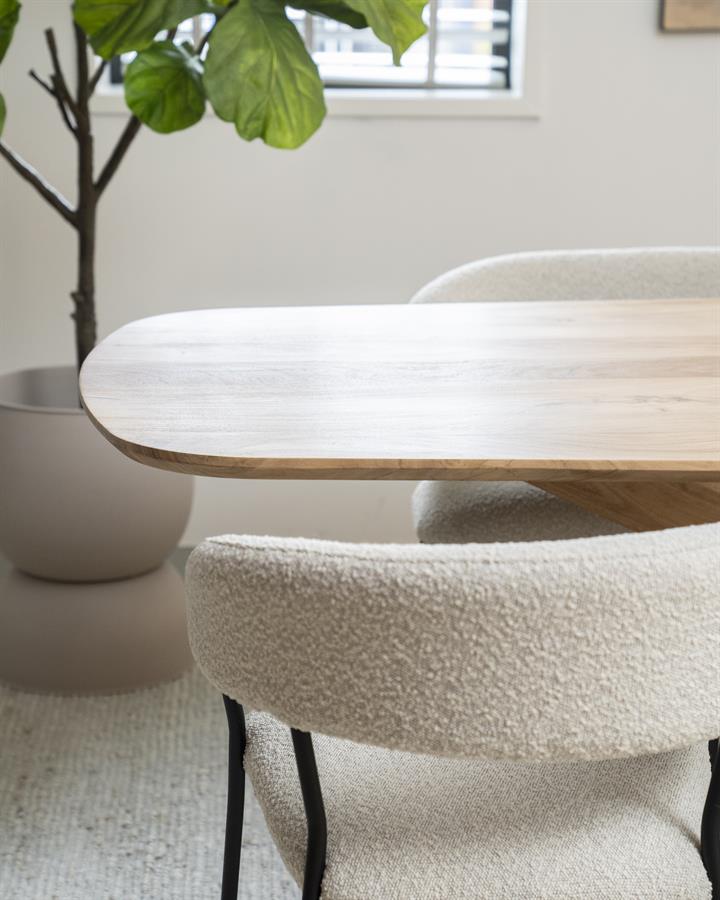 Eettafel Nikki 240x100 - naturel - Afbeelding 11