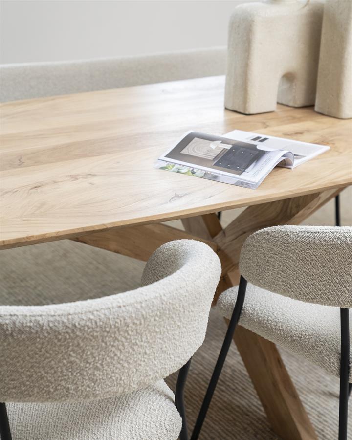 Eettafel Nikki 240x100 - naturel - Afbeelding 12