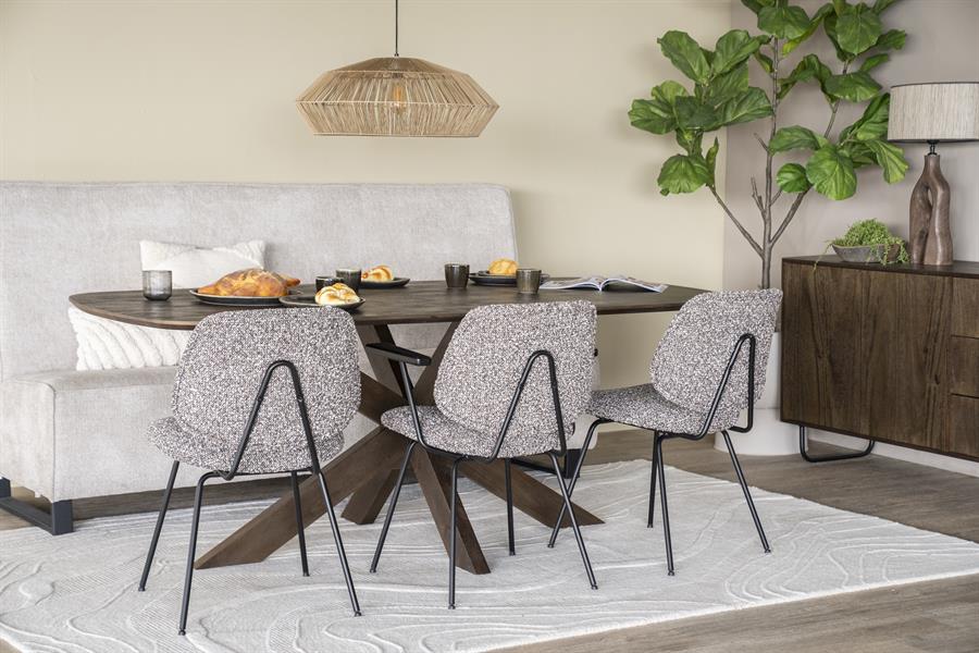 Stoel Jon met arml - taupe Maywood - Afbeelding 19