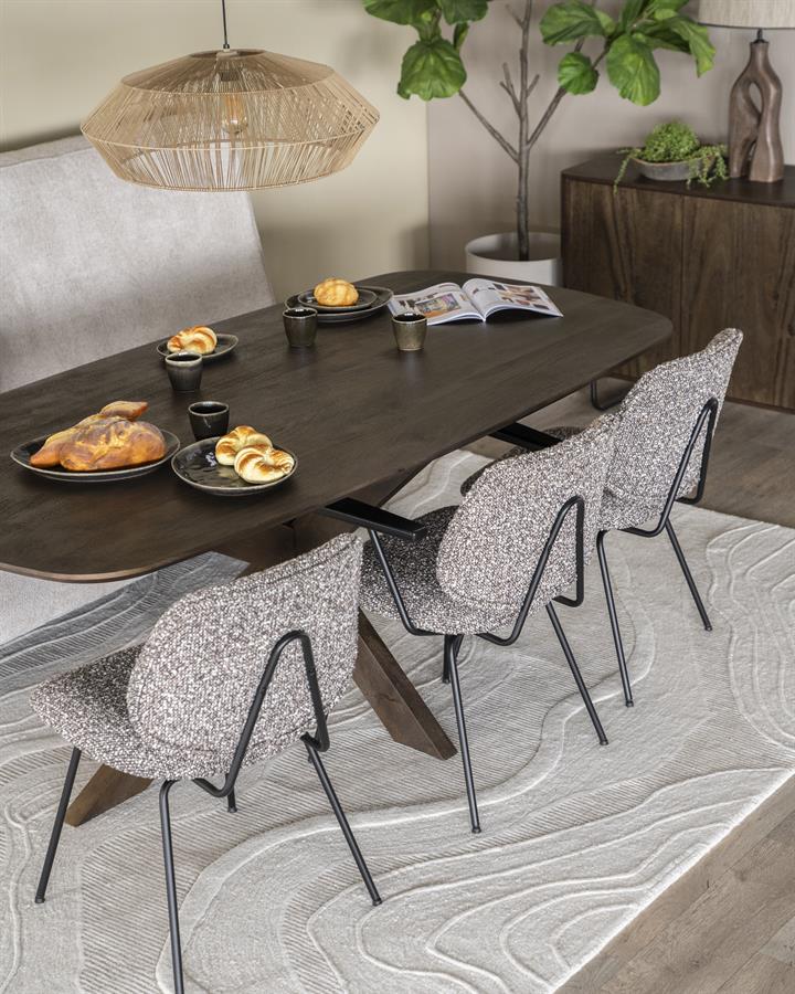 Stoel Jon met arml - taupe Maywood - Afbeelding 22